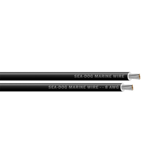 Sea-Dog 8 AWG Black Primary Wire - 1000' [8008019]