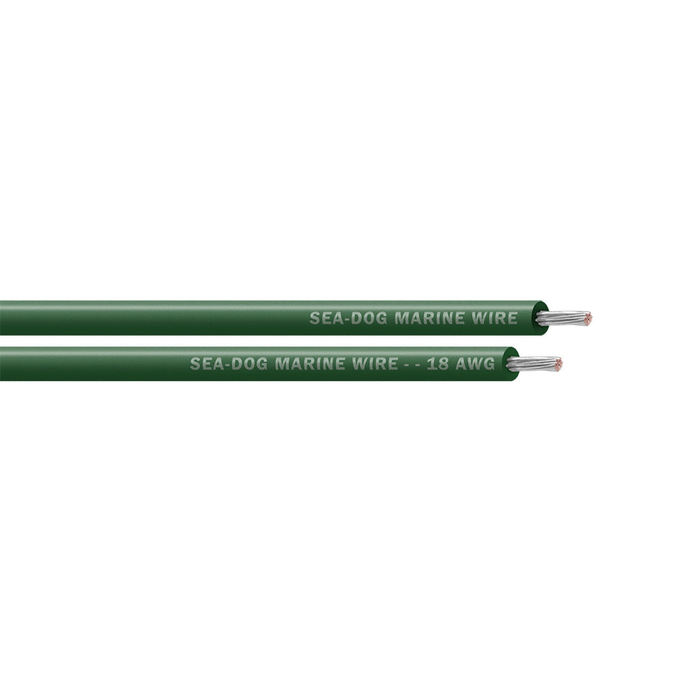 Sea-Dog 18 AWG Green Primary Wire - 25' [8018040]