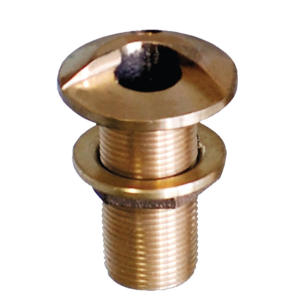 GROCO 1-1/4" Bronze High Speed Thru-Hull Fitting w/Nut  [HSTH-1250-W]